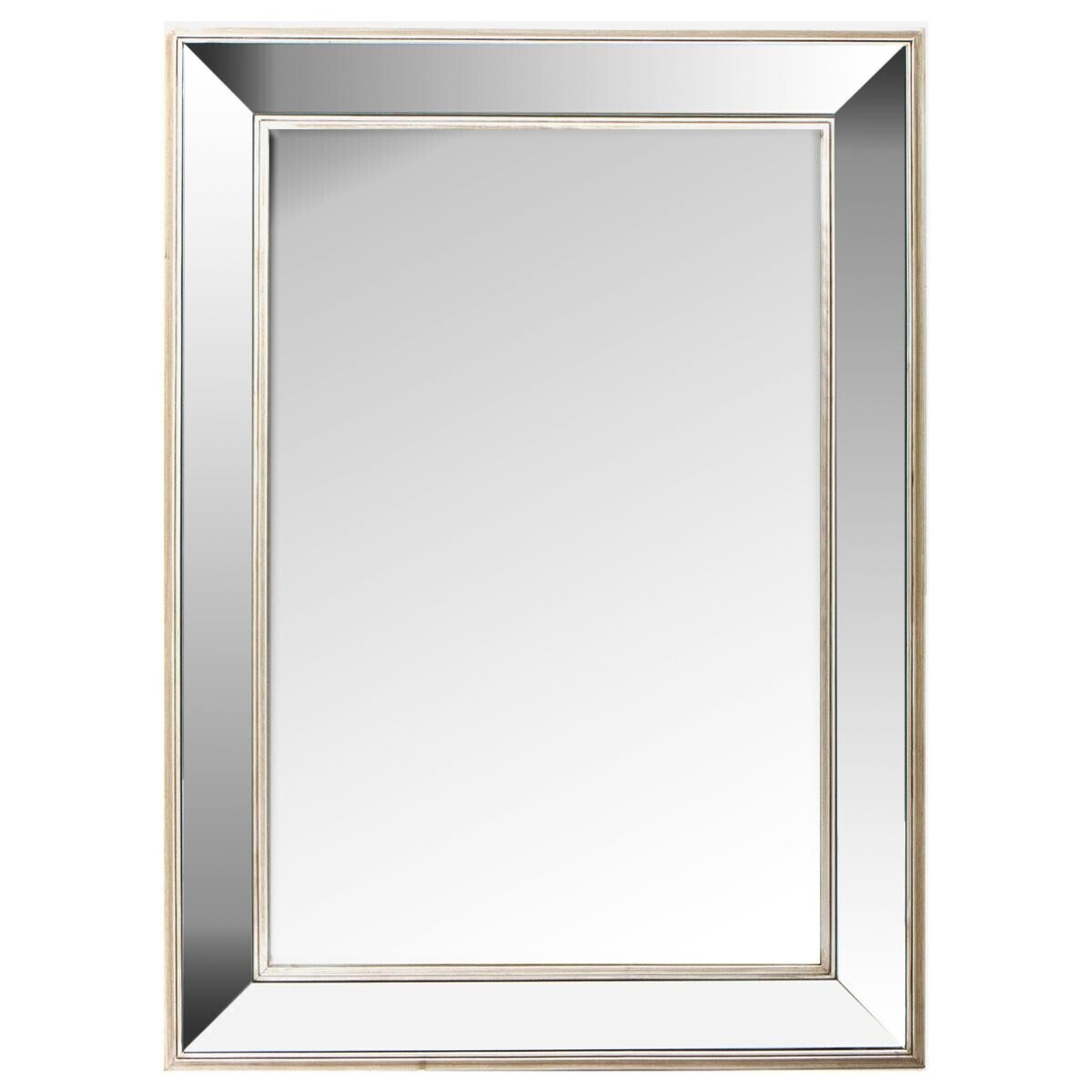 baguette d/’encadrement : 35 mm de largeur et 18 mm de hauteu y compris miroir et panneau arri/ère stable cadre de miroir fait-main aux dimensions souhait/ées OLIMP 39 x 20 cm miroir avec cadre sur mesure couleur du cadre : Argent matt