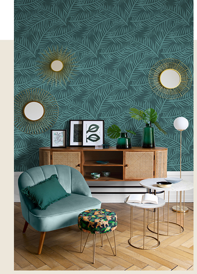 Un intérieur aux couleurs de l'été ! | FAITES DE VOTRE SALON UNE OASIS AVEC LE VERT CÉLADON