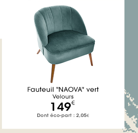 Fauteuil 'NAOVA' vert