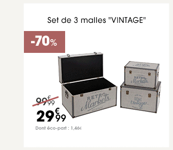 Set de 3 malles 